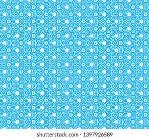 seamless line patterns. blue color geometric backgrounds