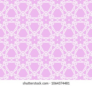 Seamless line patterns. Stylish decorative geometric decoration. Abstract vector illustration. Modern style.