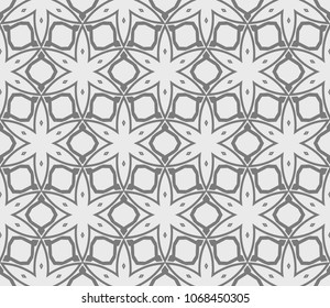 Seamless line patterns. Stylish decorative geometric decoration. Abstract vector illustration. Modern style.