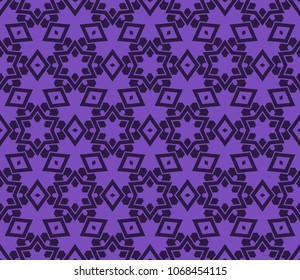 Seamless line patterns. Stylish decorative geometric decoration. Abstract vector illustration. Modern style.