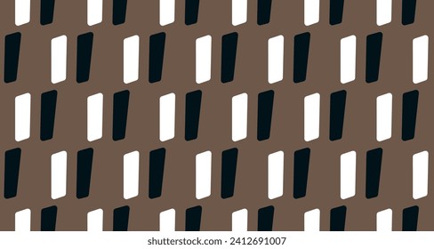 Seamless line shape background stylish all over stripe pattern abstract minimalist fabric print classy colorful ornament grid graphic style. Casual repeating textile design, white, gold, blacke colors