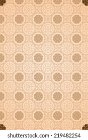 Seamless line thai pattern. Ethnic vector textured background from thailand.