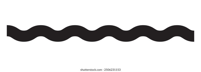 Seamless line zigzag graphic design. Zig zag line art vector isolated on white background.