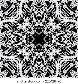 Seamless linear geometric pattern, EPS8 - vector graphics.