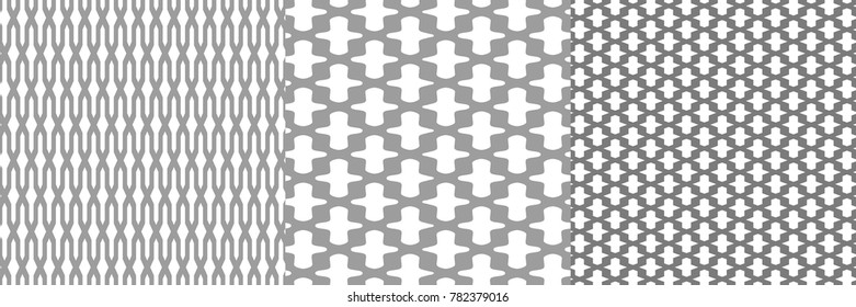 Seamless linear pattern. Abstract geometric pattern. Stylish texture in gray color.