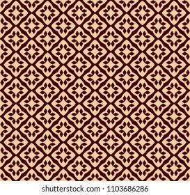 Seamless linear pattern with elegant curved lines and scrolls ornamental wallpaper.
