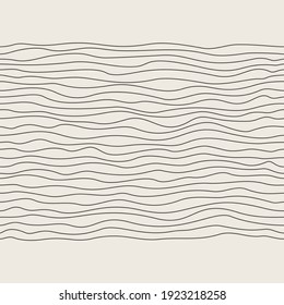 Seamless linear pattern. Geometric weave backdrop. Graphic print texture for fabric design template. Vector illustration monochrome background