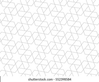 Seamless linear pattern with straight thin lines forming stylish ornamental wallpaper. Abstract light texture. Geometric background. 