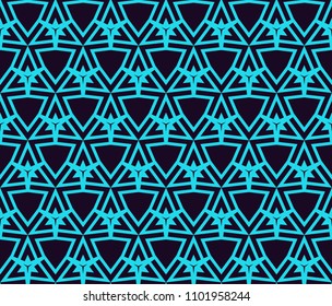 Seamless linear pattern. Stylish texture with repeating geometric shapes.