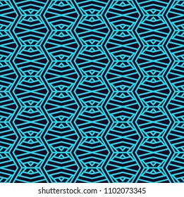 Seamless linear pattern. Stylish texture with repeating geometric shapes.