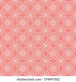 Seamless linear pattern with thin lines. Vector monochrome stylish geometric texture, line art. Contemporary graphic design. Tribal ethnic ornament, arabic style background