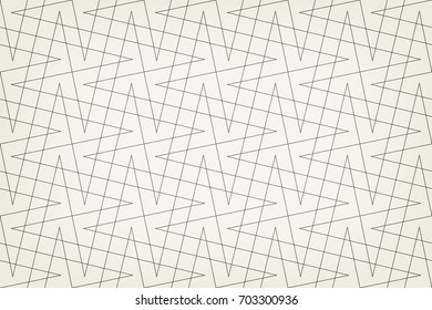 Seamless linear pattern with thin lines and polygons. Abstract geometric texture. Stylish background.