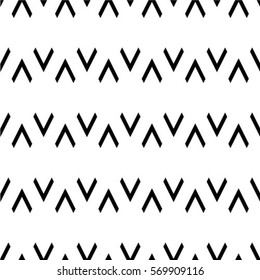 Seamless linear triangle vector pattern. 