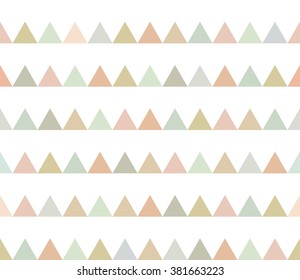 Seamless linear triangular geometric pattern. Seamless abstract triangle geometrical background. Infinity geometric pattern. Vector illustration.