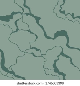 Seamless linear vector pattern. Abstract natural green background for malachite, stone, walls, floor, texture and 3D masks.