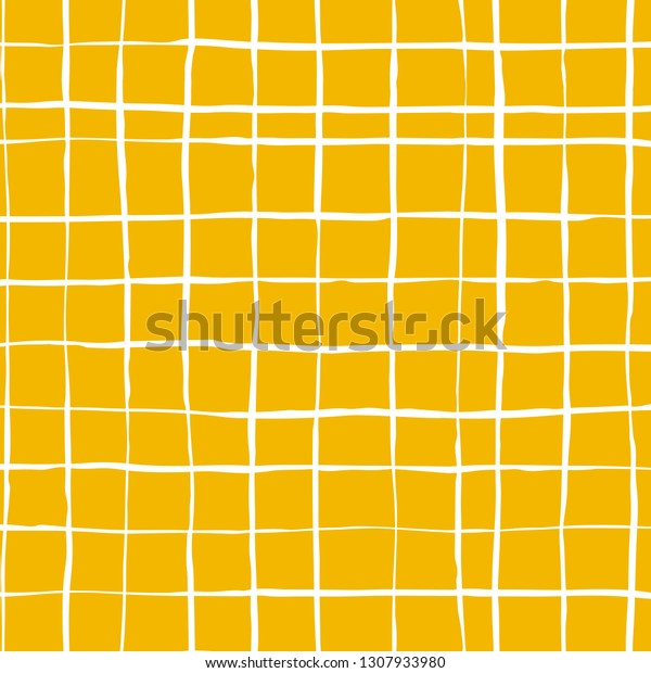 Seamless lined pattern. Vector hand drawn ink\
lines. Checkered\
pattern