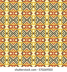 Seamless lines background. Islamic or Arabic ornamental pattern. Vector illustration.