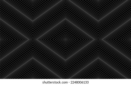Seamless Lines Motifs Pattern for Decoration, Background, Texture, Website or Graphic Design Element. Vector Illustration