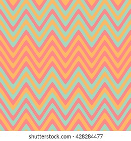 Seamless lines pattern with colorful stripes