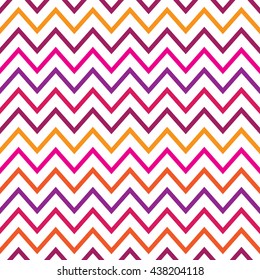Seamless lines pattern with colorful stripes on a white background