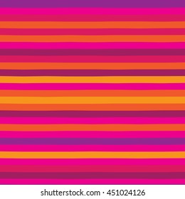 Seamless lines pattern with colorful stripes. Vector repeating texture.