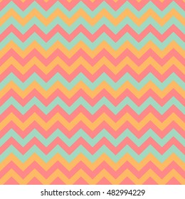 Seamless lines pattern with colorful stripes