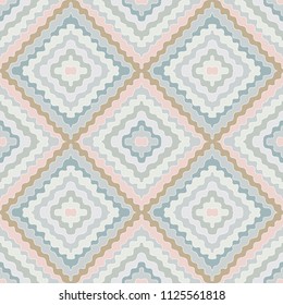 Seamless Lines squares Colorful Pattern. Abstract Background Design, Vector illustration