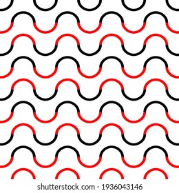 seamless lines wave, sticker print, logo, decoration, banner