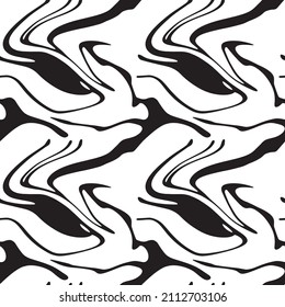 Seamless liquid vector pattern.
Wavy geometric texture. 