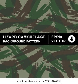 Seamless lizard camouflage pattern, Camouflage background vector.