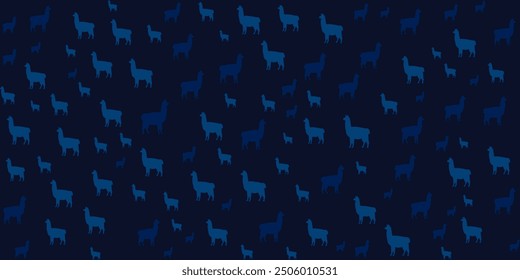 Seamless llama pattern. Perfect for fun and trendy designs.