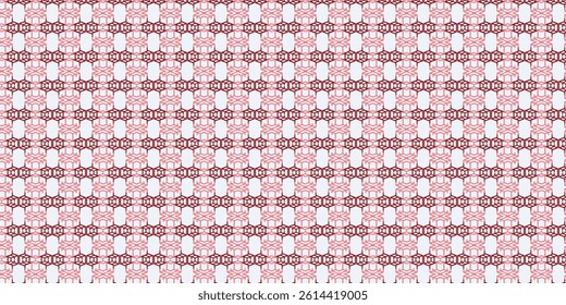 Seamless Logistics Cargo Box Pattern - Red Line Style