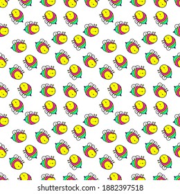 
Seamless looping pattern vector illustration image