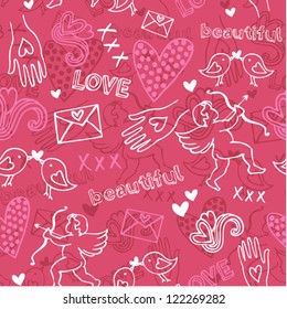 Seamless love background