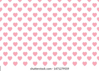Seamless love heart design vector background.