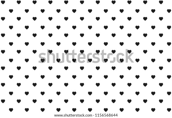 Seamless Love Heart Design Vector Background Stock Vector Royalty Free 1156568644