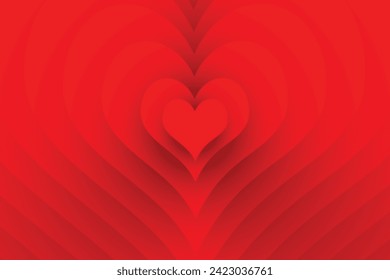 Seamless love or heart shaped pattern for love backgrounds
