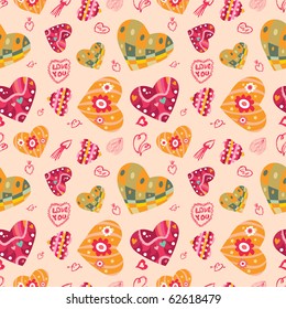 seamless love pattern