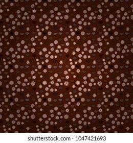 Seamless love pattern with cute lettering calligraphy text and hearts, envelopes, doodles. Hand drawn illustration in cartoon style. Vector. Graphic hearts love on brown, neutral and black colors.