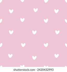 Seamless love pattern idea for fabric tablecloth pattern wrapping gift paper pink love pattern. heart pattern