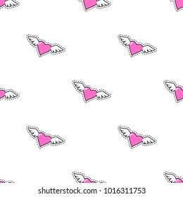 seamless love pattern illustration