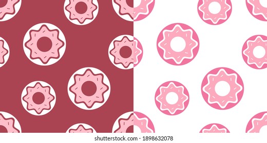 Patrones de amor sin mar. Antecedentes románticos para San Valentín o el día de la boda. Textura sin fin para papel tapiz, página web, papel envolvente. Grabación de caracteres, impresión, envoltura de regalo