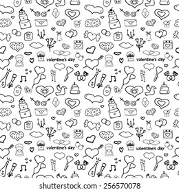 Seamless love wedding cute design