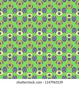 Seamless lovely abstract background multicolor circle fairy.