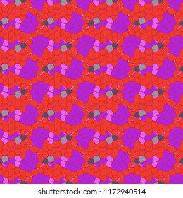 Seamless lovely abstract background multicolor grid mosaic.
