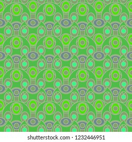 Seamless lovely abstract background multicolored circle magical.