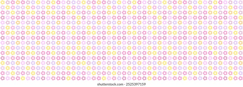 Seamless lovely Floral pattern banner. Texture. Design element