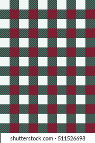 Seamless Lumberjack Red-Green Textile pattern