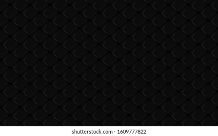 Seamless luxury diagonal square pattern background. Elegance black background