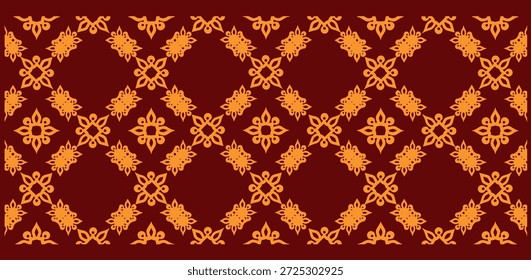 Fundo de padrão ornamental de luxo contínuo